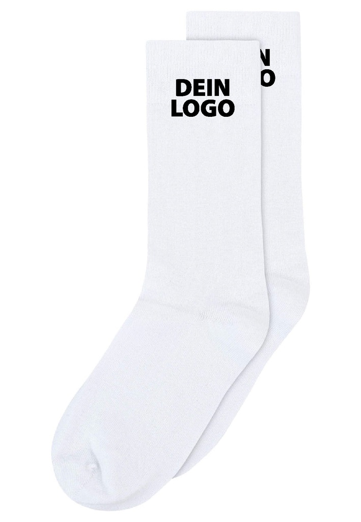 Personalisierte Socke mit Logo