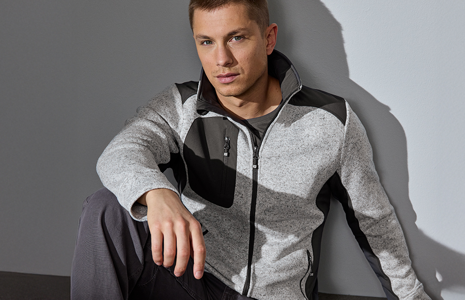 Identity Cardigan | Strick-Fleece  Herren 0850